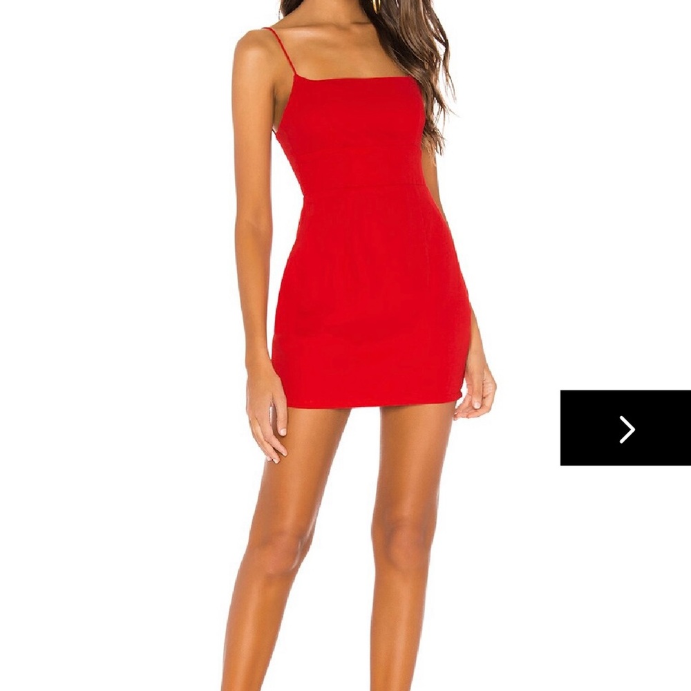 Elegant Red Women's Dress